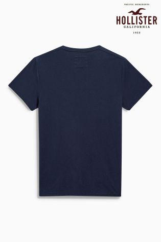 Hollister Navy Graphic T-Shirt